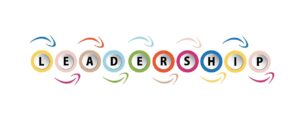 Image of the word 'leadership' with circles drawn around each individual letter, highlighting its significance